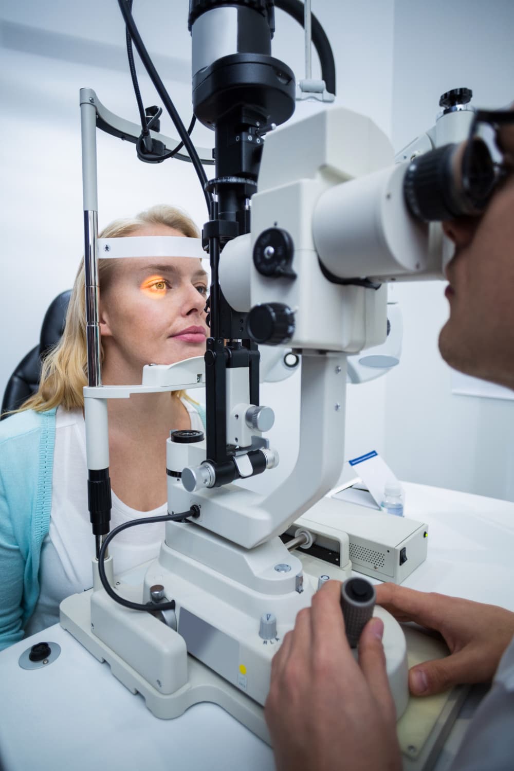 Corneal cross-linking procedure at TheEyeDoctor clinic