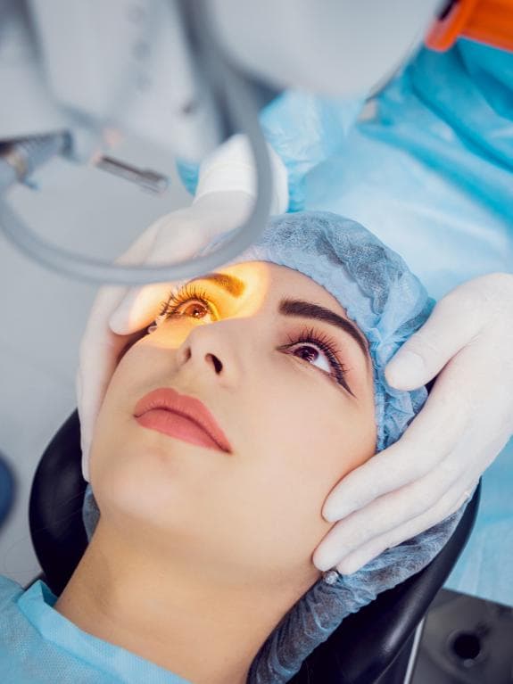 Vitreoretinal surgery for floaters at TheEyeDoctor clinic